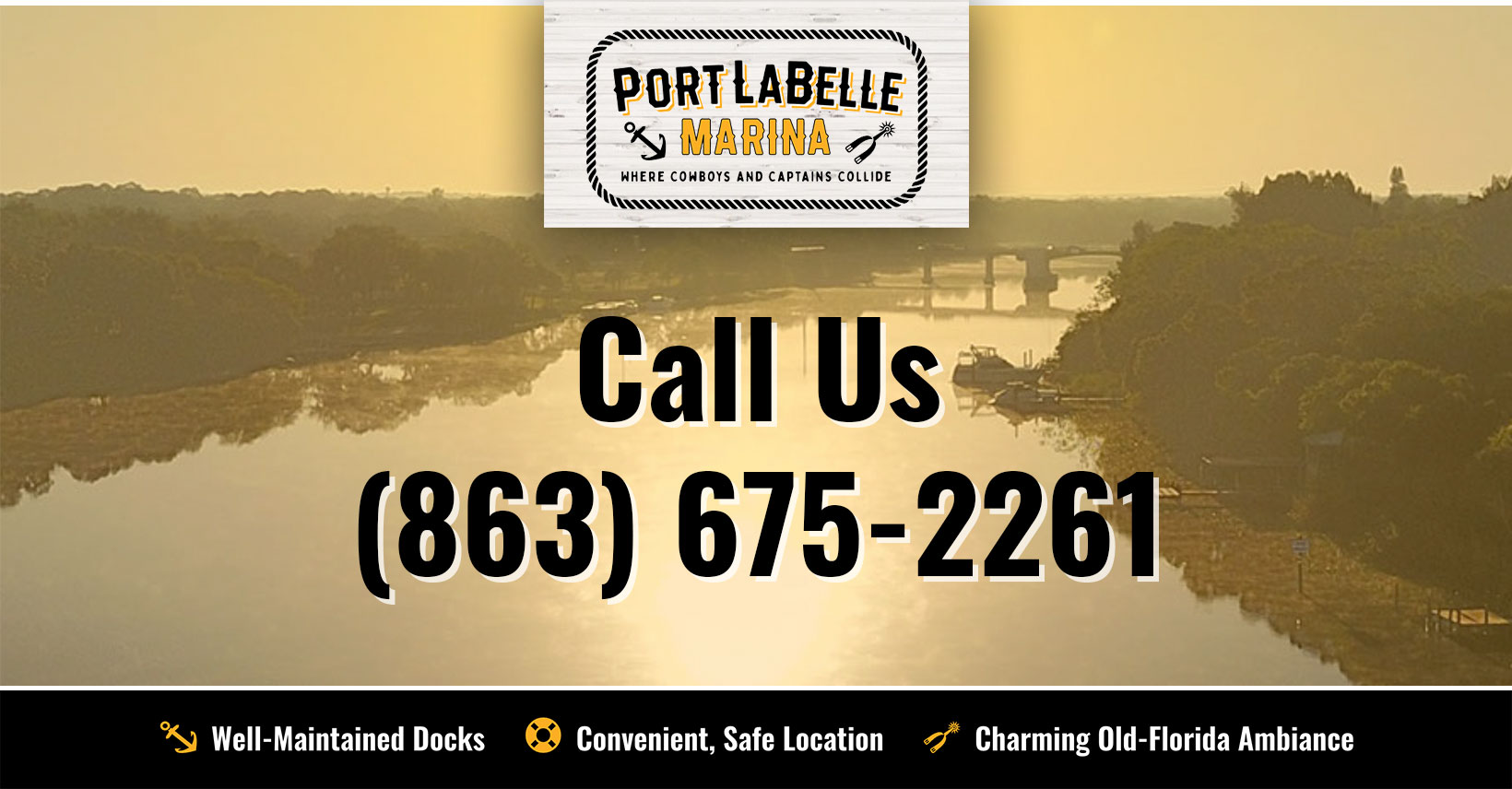 Port LaBelle Marina Boat Slips on the Okeechobee Waterway